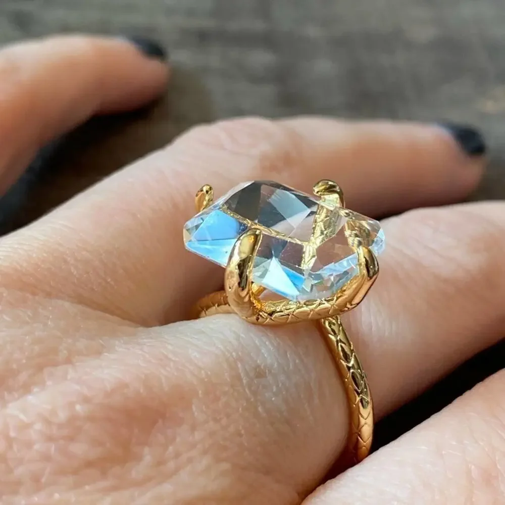 NEW From Fire Gemstone Statement Ring - Picture 16 of 16